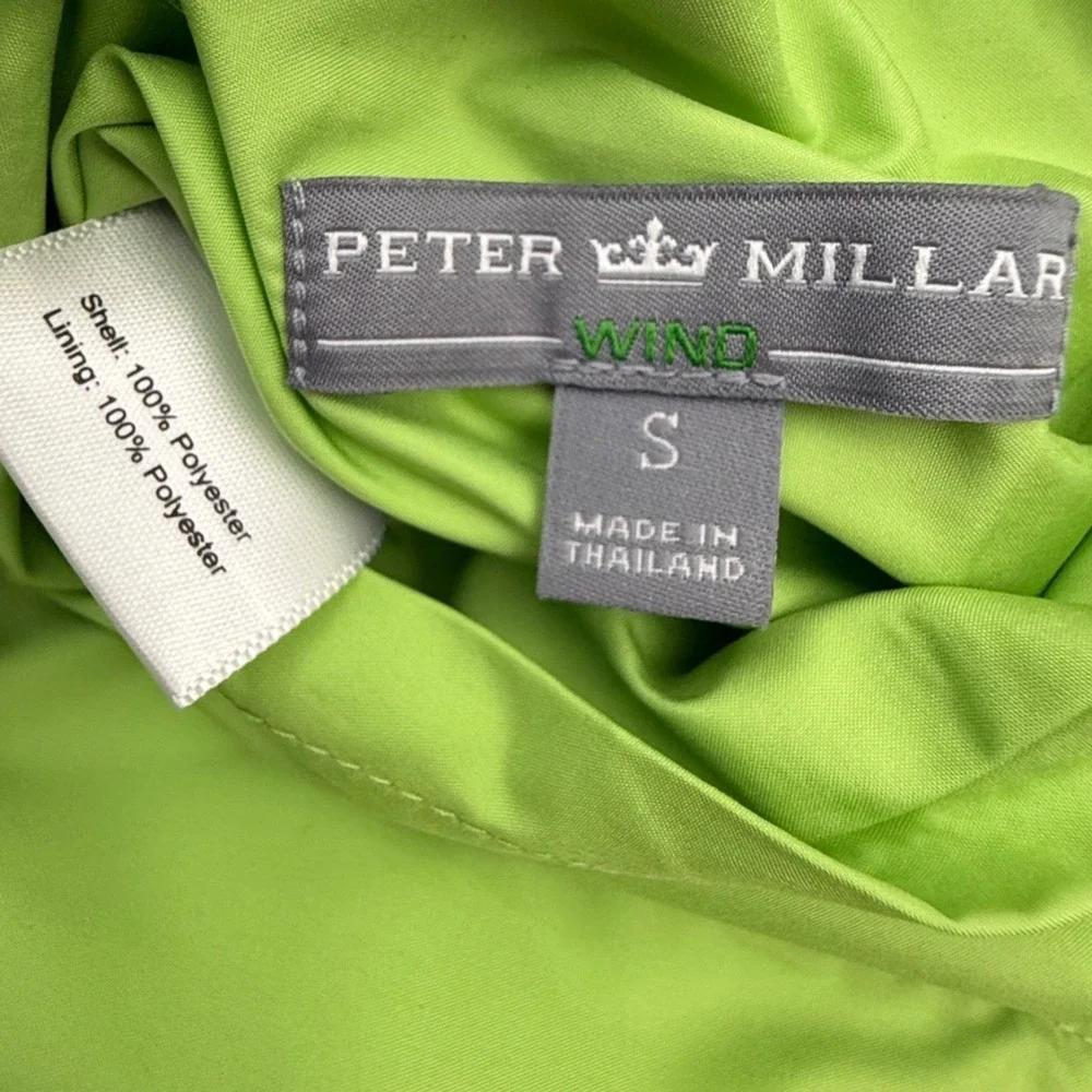 Peter Millar Wind Vest Women‎ Reversible Floral Green Windbreaker Full Zip Golf